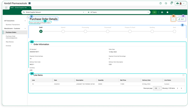 Default view of View/Edit page type
