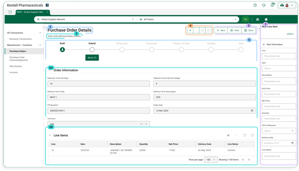 View/Edit page type with New Collection push panel visible