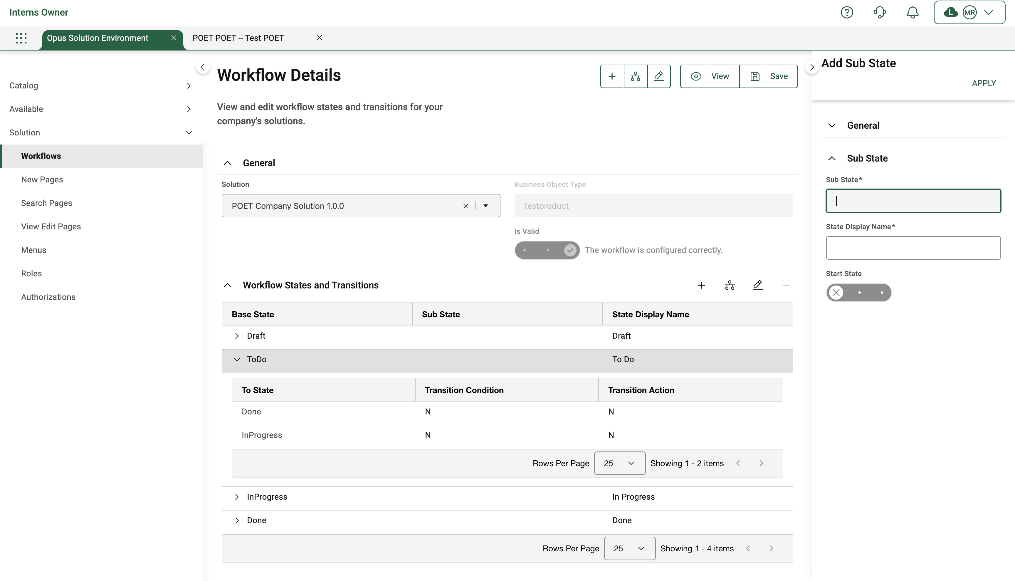 Fields to create Subworkflow