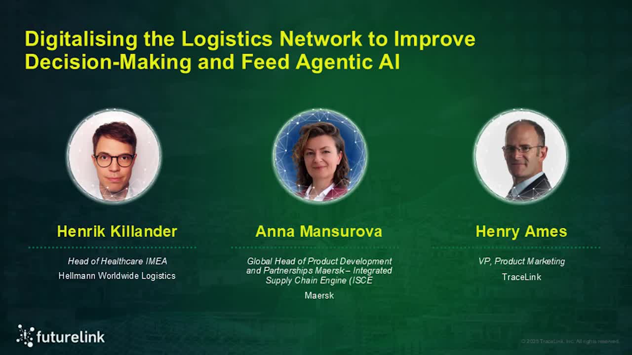 Digitalizing the Logistics Network to Improve Decision-Making and Feed Agentic AI