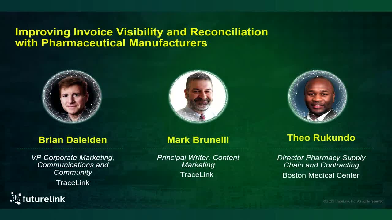 Improving Invoice Visibility and Reconciliation with Pharmaceutical Manufacturers