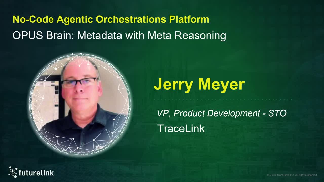 No-Code Agentic Orchestrations Platform: OPUS Brain - Metadata with Meta Reasoning