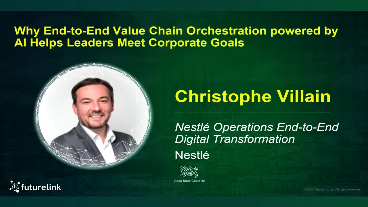 Why End-to-End Value Chain Orchestration Powered by AI Helps Leaders Meet Corporate Goals