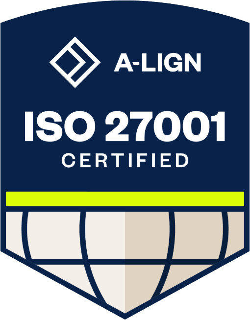 ISO 27001 Certified — A-LIGN