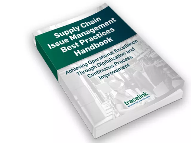 Supply Chain Issue Management Handbook Cover Image