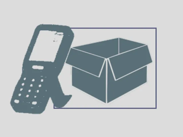 Warehouse Operations with Smart Inventory Tracker Icon