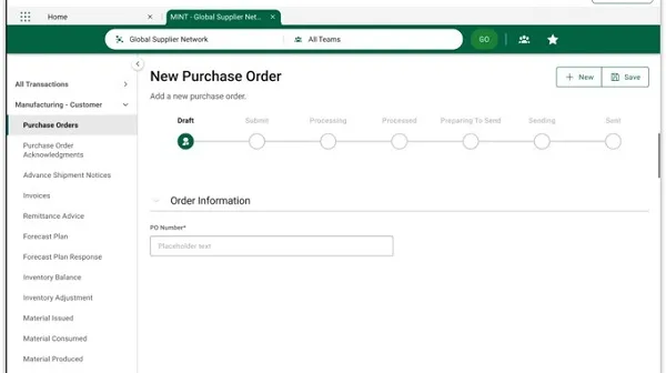 User Experience - New Transaction Page