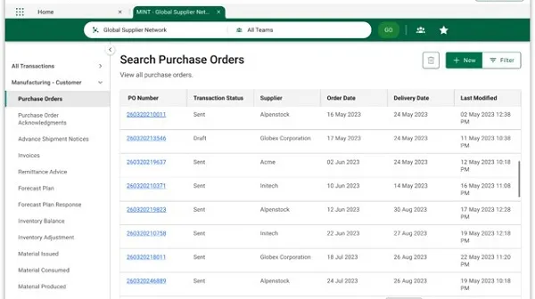 User Experience - Search Transaction Page